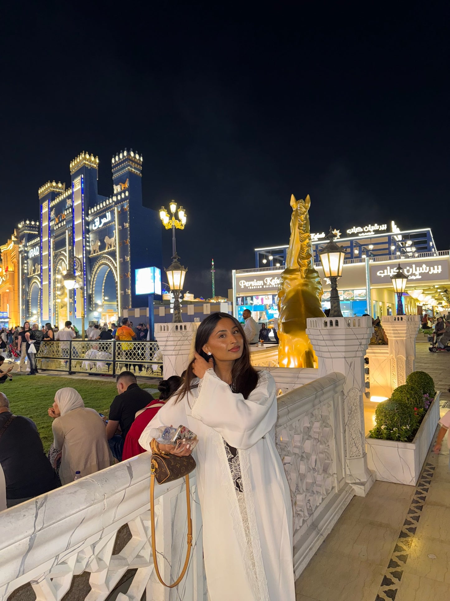 Maha مها White Abaya