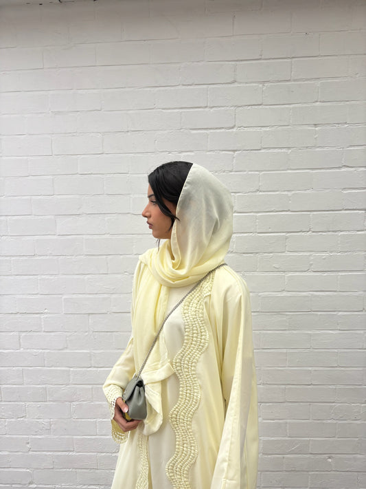 Ayla آيلا Yellow Abaya